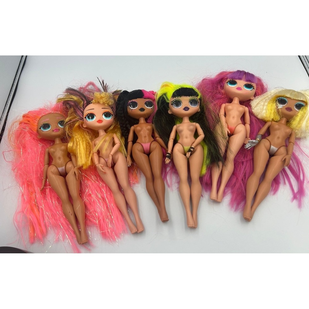 LOL OMG Surprise Nude Dolls Lot 7